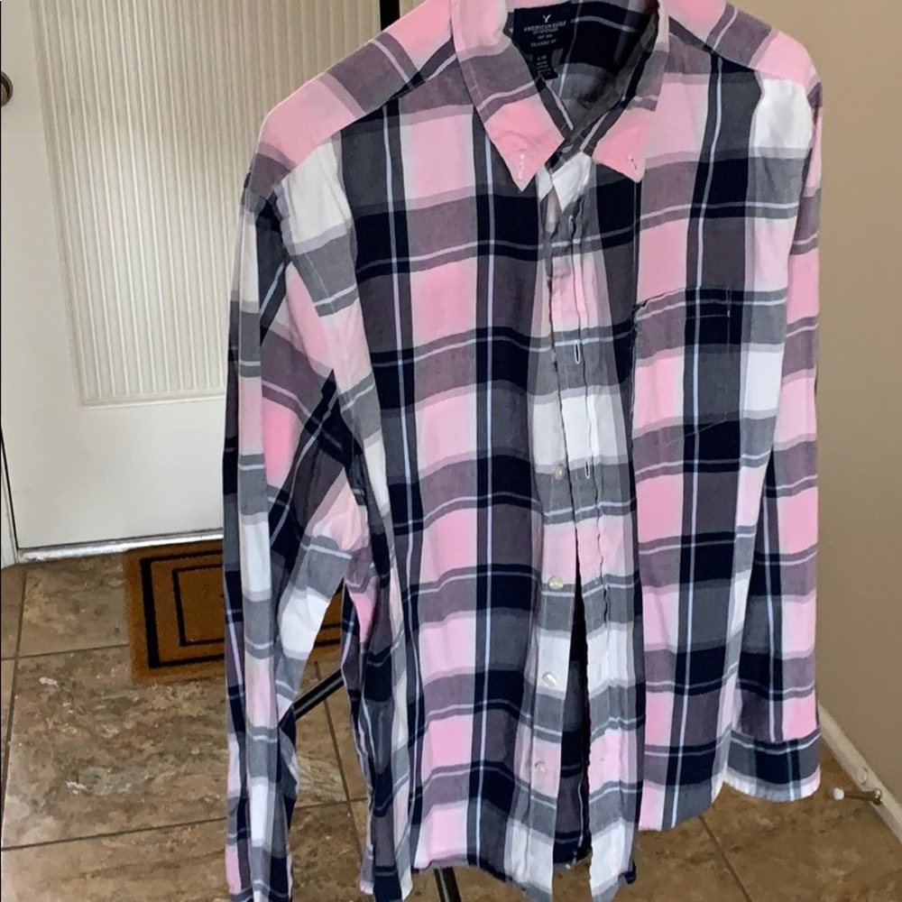 American Eagle casual button down